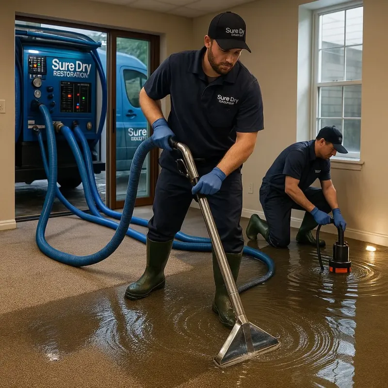 Water Extraction and Removal process in Leonard, TX